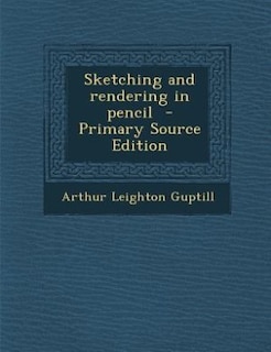Front cover_Sketching and rendering in pencil