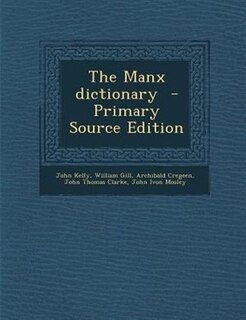 Front cover_The Manx dictionary