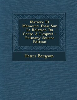 Couverture_Matière Et Mémoire