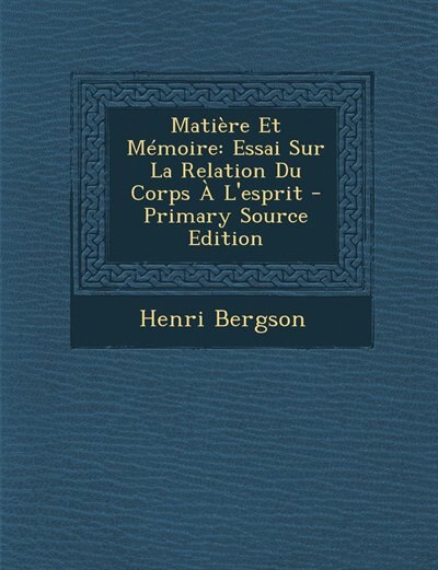 Couverture_Matière Et Mémoire