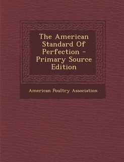 Front cover_The American Standard Of Perfection