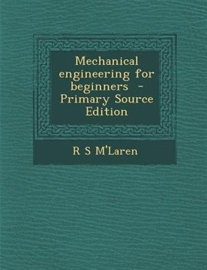 Front cover_Mechanical engineering for beginners