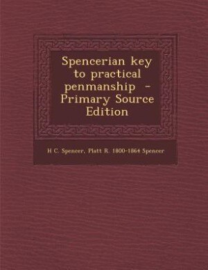 Front cover_Spencerian key to practical penmanship