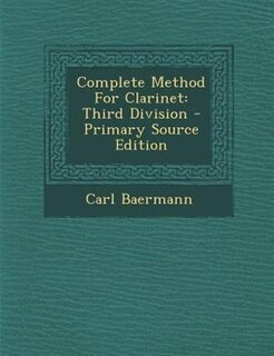 Couverture_Complete Method For Clarinet