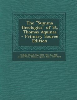 Couverture_The Summa theologica of St. Thomas Aquinas