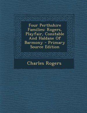 Couverture_Four Perthshire Families