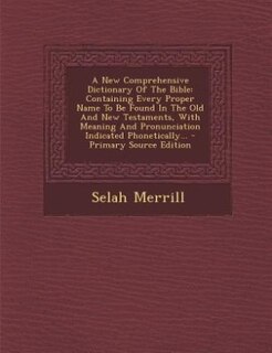 Couverture_A New Comprehensive Dictionary Of The Bible