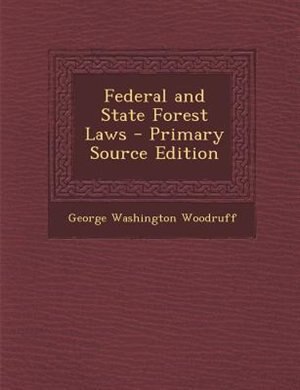 Couverture_Federal and State Forest Laws