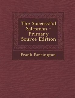 Front cover_The Successful Salesman - Primary Source Edition