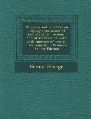 Front cover_Progress and poverty