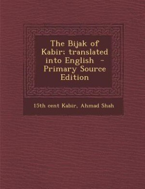 Couverture_The Bijak of Kabir; translated into English