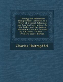 Front cover_Turning and Mechanical Manipulation