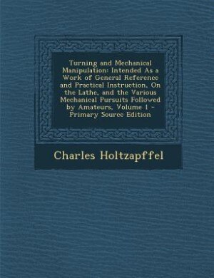 Front cover_Turning and Mechanical Manipulation