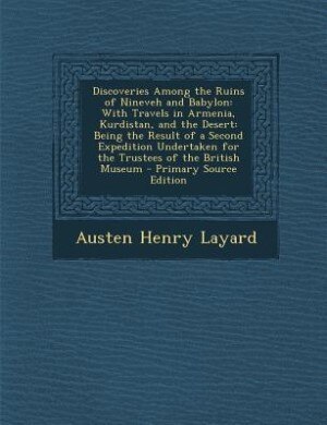 Front cover_Discoveries Among the Ruins of Nineveh and Babylon
