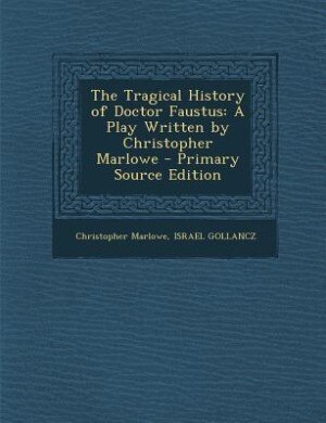 Couverture_The Tragical History of Doctor Faustus