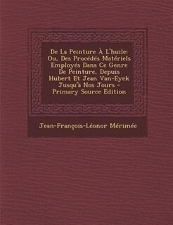 Front cover_De La Peinture À L'huile