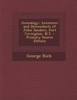 Front cover_Genealogy
