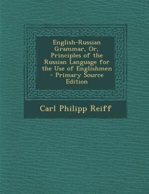 Couverture_English-Russian Grammar, Or, Principles of the Russian Language for the Use of Englishmen