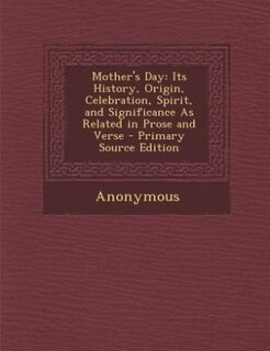 Front cover_Mother's Day