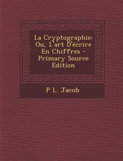 Front cover_La Cryptographie