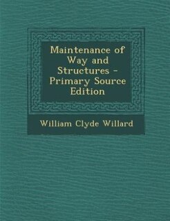 Front cover_Maintenance of Way and Structures