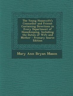 Couverture_The Young Housewife's Counsellor and Friend