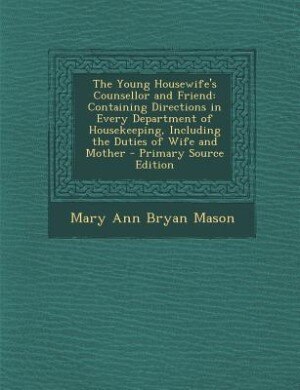 Couverture_The Young Housewife's Counsellor and Friend