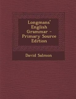 Couverture_Longmans' English Grammar