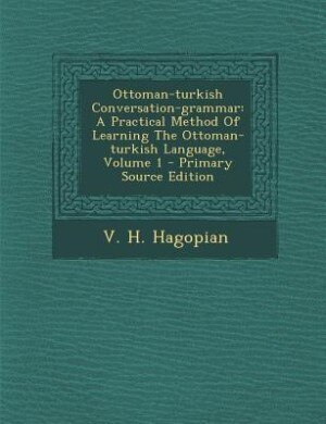 Couverture_Ottoman-turkish Conversation-grammar