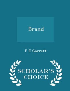 Couverture_Brand  - Scholar's Choice Edition