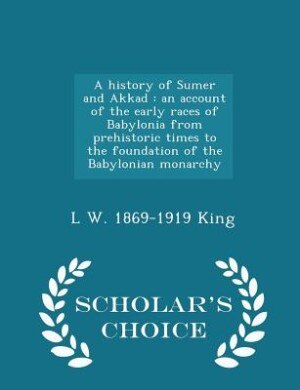 Front cover_A history of Sumer and Akkad
