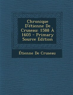 Couverture_Chronique D'étienne De Cruseau