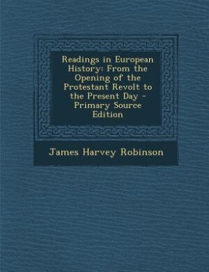 Couverture_Readings in European History