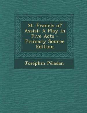 Couverture_St. Francis of Assisi