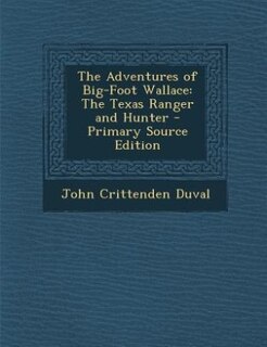Front cover_The Adventures of Big-Foot Wallace