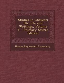 Front cover_Studies in Chaucer