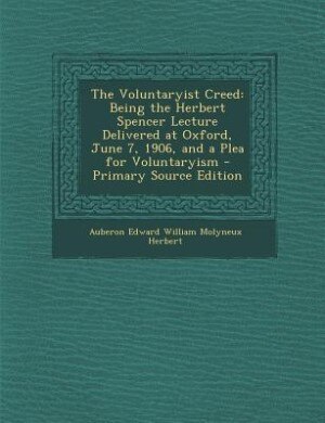 Front cover_The Voluntaryist Creed
