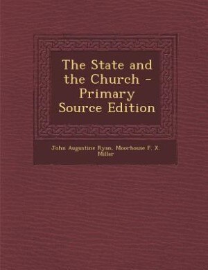 Front cover_The State and the Church - Primary Source Edition
