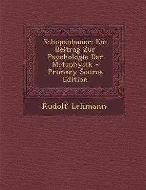 Couverture_Schopenhauer