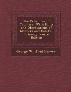 Front cover_The Principles of Courtesy