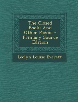 Front cover_The Closed Book