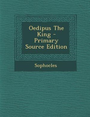 Couverture_Oedipus The King