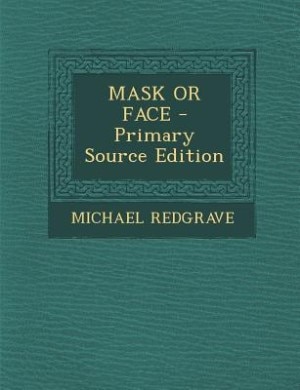 Couverture_MASK OR FACE - Primary Source Edition