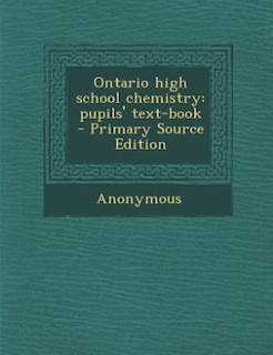 Couverture_Ontario high school chemistry
