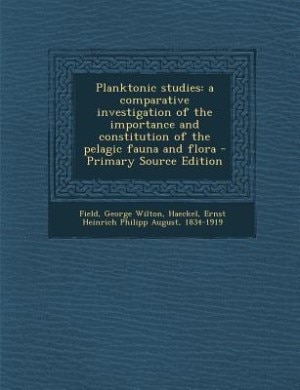 Front cover_Planktonic studies