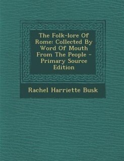 Front cover_The Folk-lore Of Rome