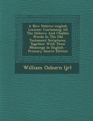 Couverture_A New Hebrew-english Lexicon