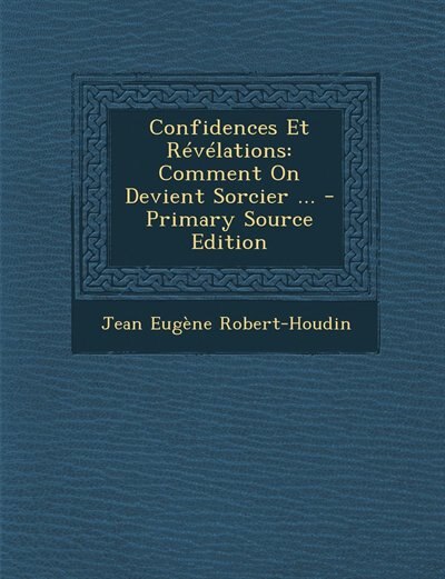 Front cover_Confidences Et Révélations