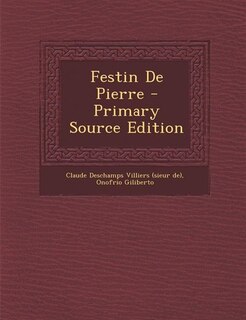 Couverture_Festin De Pierre - Primary Source Edition