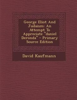 Front cover_George Eliot And Judaism
